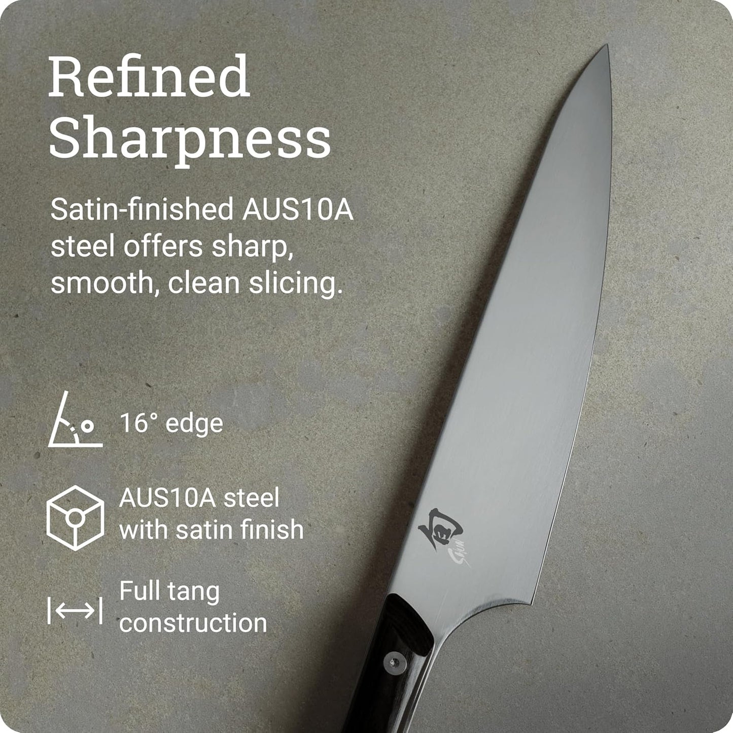 Kazahana 8" Chef’s Knife, Handcrafted Japanese Kitchen Knife, AUS10A Stainless Steel Blade, Pakkawood Handle, Gyuto-Style Chef Tool for Professional and Home Chefs | Handcrafted Japanese Kitchen Knife, AUS10A Stainless Steel Blade, Pakkawood Handle