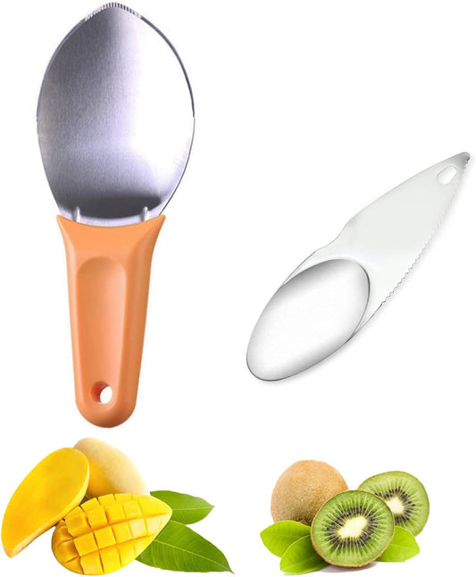Mango Kiwi Slicer Cutter Peeler Corer Tool | Slicer,Mango and Kiwi Splitter Divider Cuber Corer Remover,Watermelon Cutter Tool,Kitchen Tools for Making Fruit Salad
