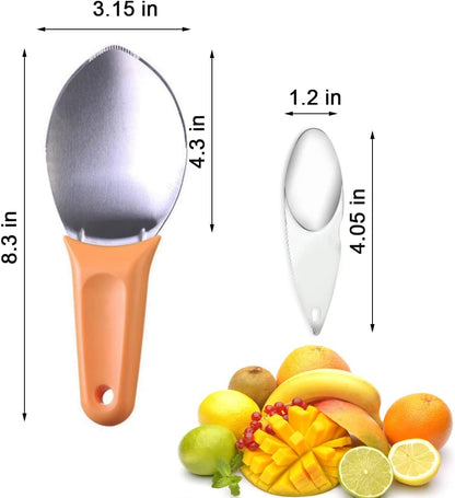 Mango Kiwi Slicer Cutter Peeler Corer Tool | Slicer,Mango and Kiwi Splitter Divider Cuber Corer Remover,Watermelon Cutter Tool,Kitchen Tools for Making Fruit Salad