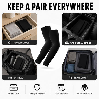 Arm sleeves for men Woman,Cooling UV Sun Protection sleeves to cover arms for women arm sleeve Outdoor Sports