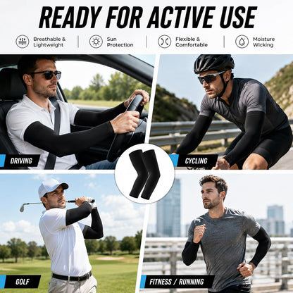 Arm sleeves for men Woman,Cooling UV Sun Protection sleeves to cover arms for women arm sleeve Outdoor Sports