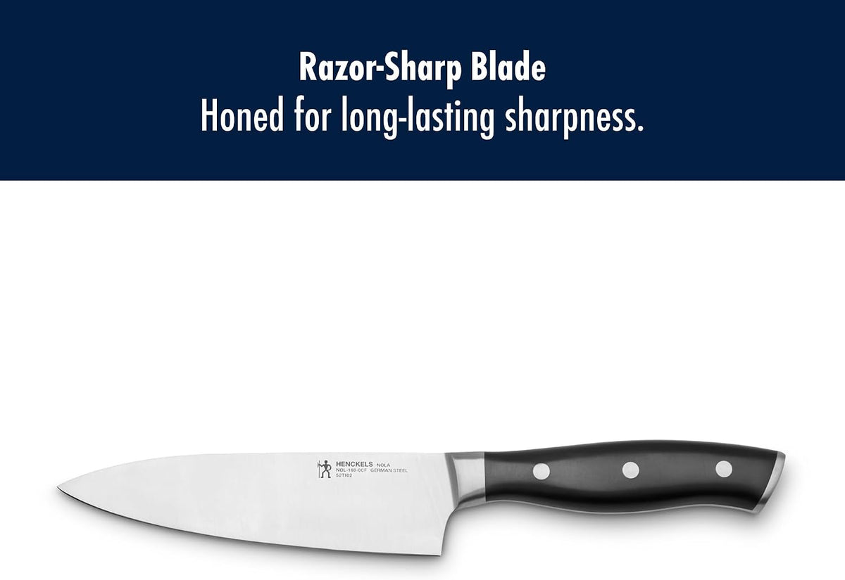 x EMERIL Lagasse The Nola Collection Razor-Sharp German 8-inch Chef's Knife,Made in Company-Owned German Factory with Special Formula Steel perfected for almost 300 Years, Dishwasher Safe