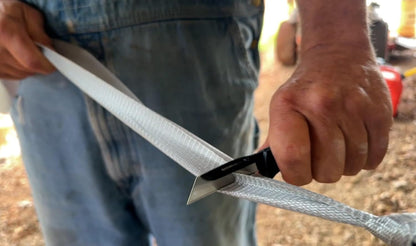 2.5" RAZOR-WORK - RazorSafe Replaceable Blade Folding Utility Knife (Black, 2 Blades)