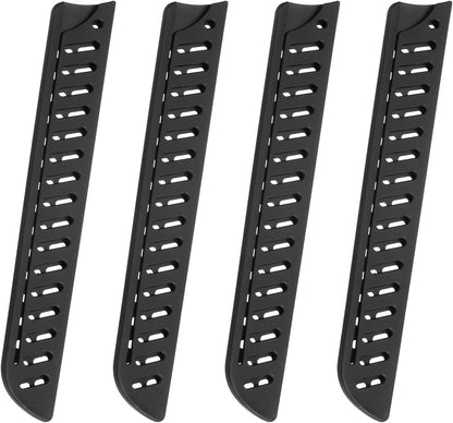 5Pcs Knife Cover Sleeves Blade Edge Guards for 8" Bread Knife Blade Edge Protector Cover Universal Knife Sheath for Kitchen, Black