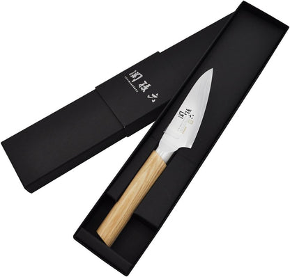 Seki Magoroku 10000CL Kitchen Knife, Petty Knife, 3.5 inches (90 mm), Made in Japan