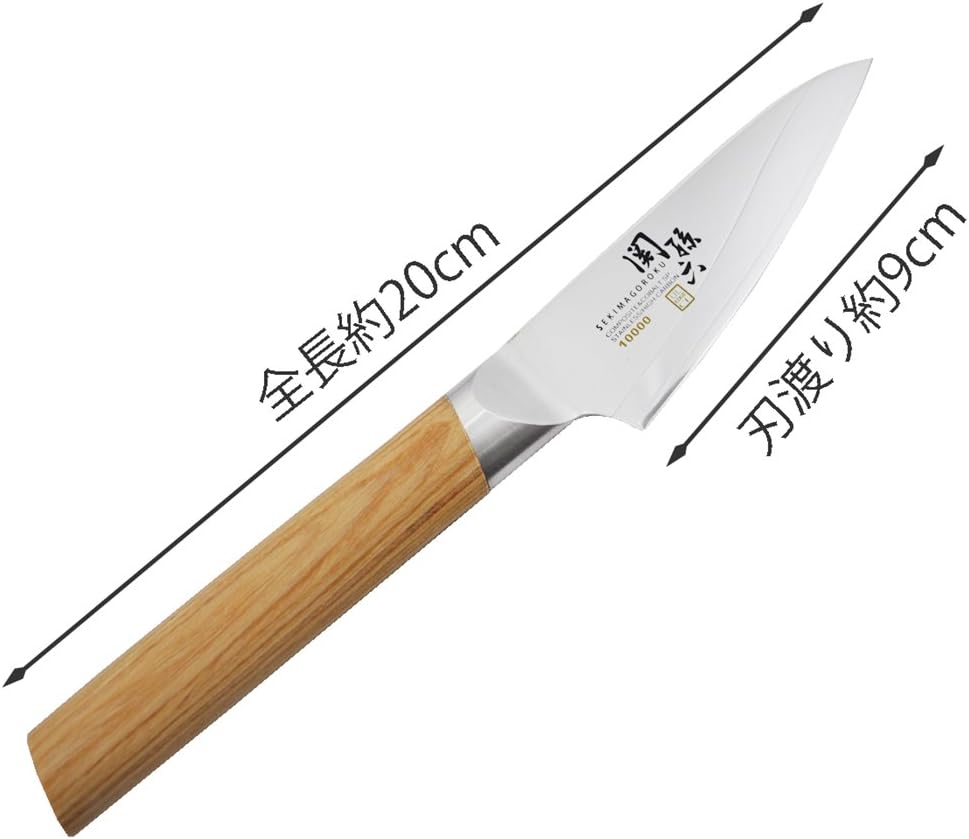 Seki Magoroku 10000CL Kitchen Knife, Petty Knife, 3.5 inches (90 mm), Made in Japan