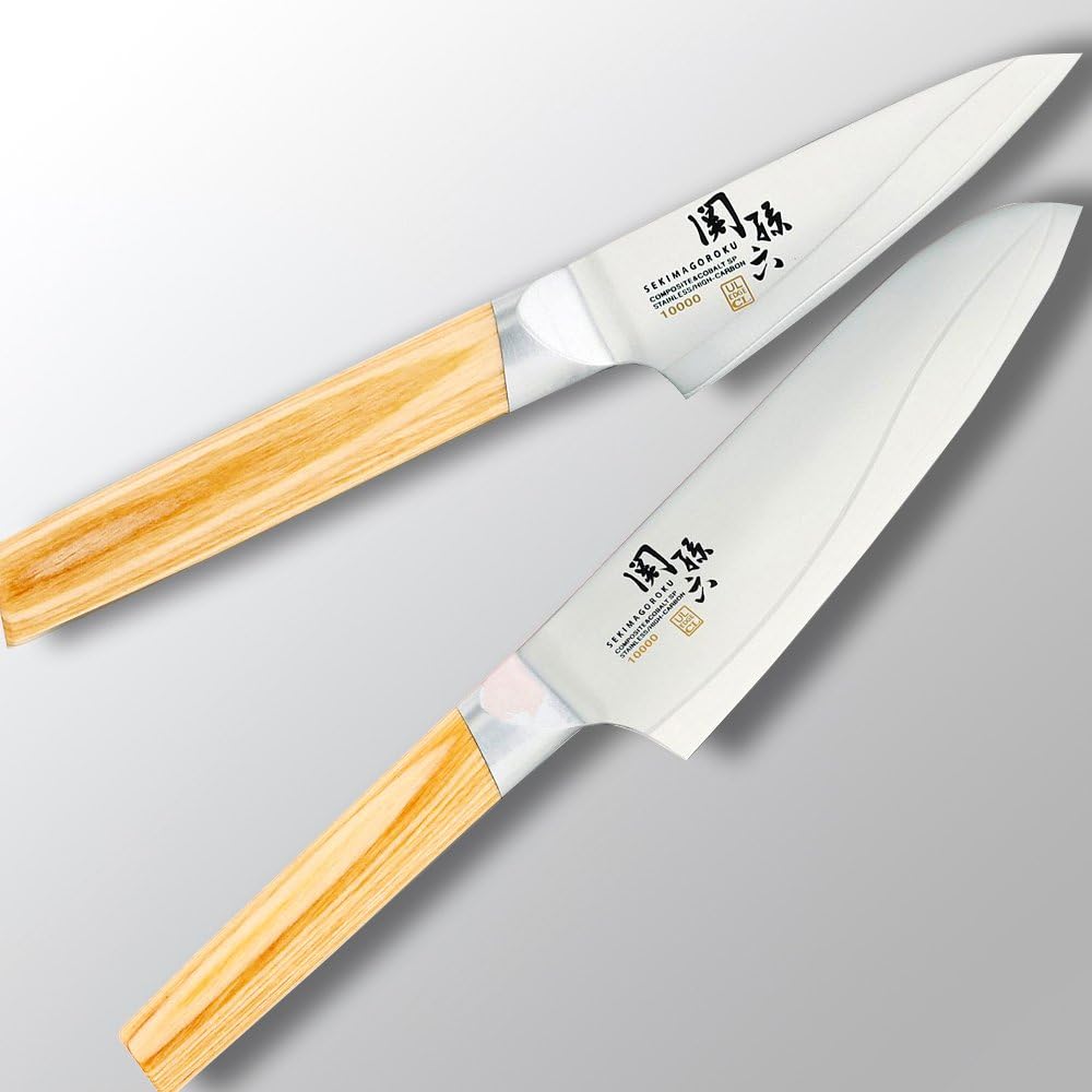 Seki Magoroku 10000CL Kitchen Knife, Petty Knife, 3.5 inches (90 mm), Made in Japan