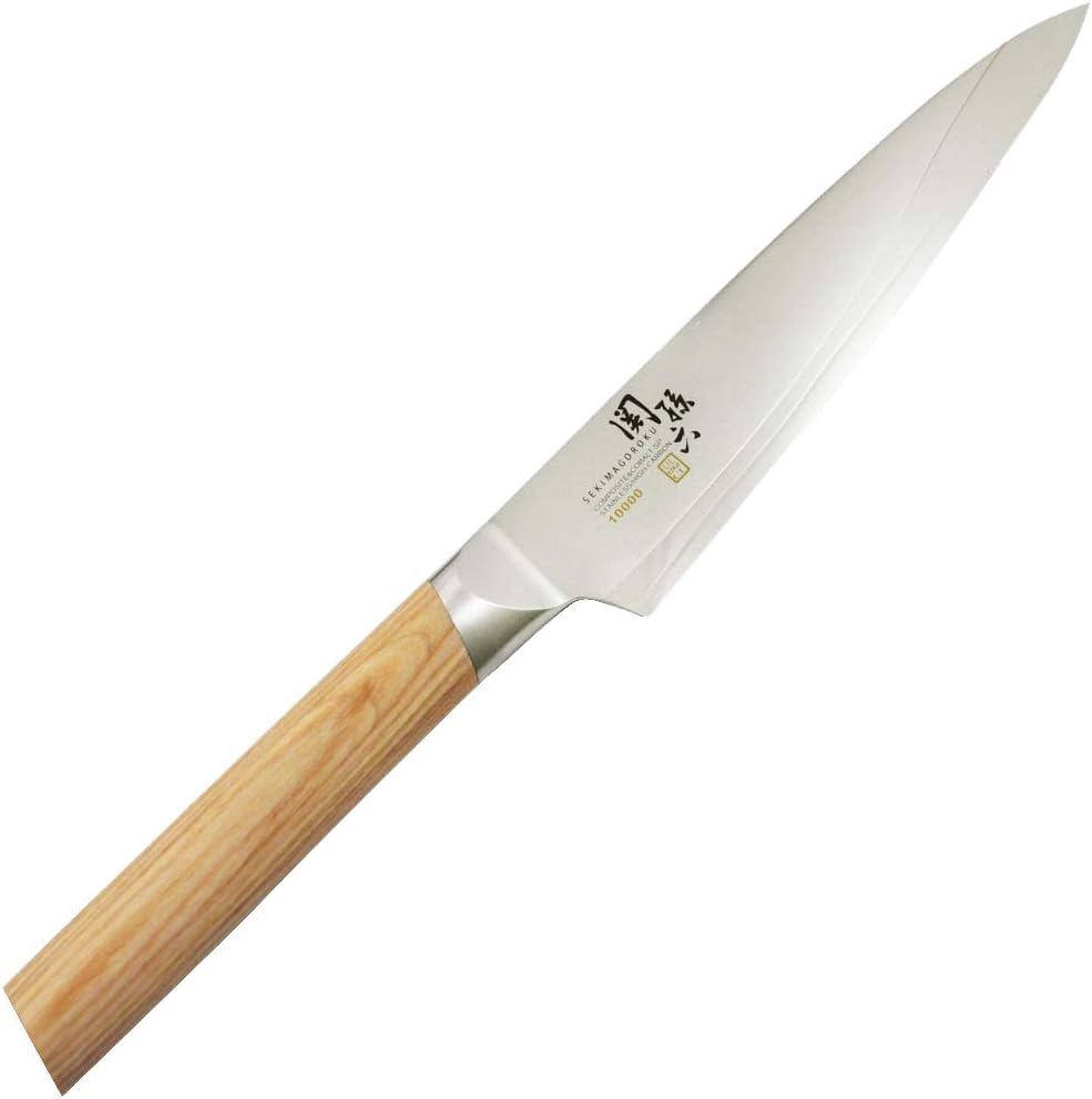 Seki Magoroku 10000CL Kitchen Knife, Petty Knife, 3.5 inches (90 mm), Made in Japan