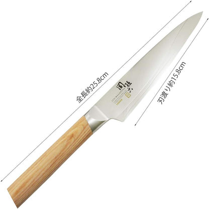 Seki Magoroku 10000CL Kitchen Knife, Petty Knife, 3.5 inches (90 mm), Made in Japan