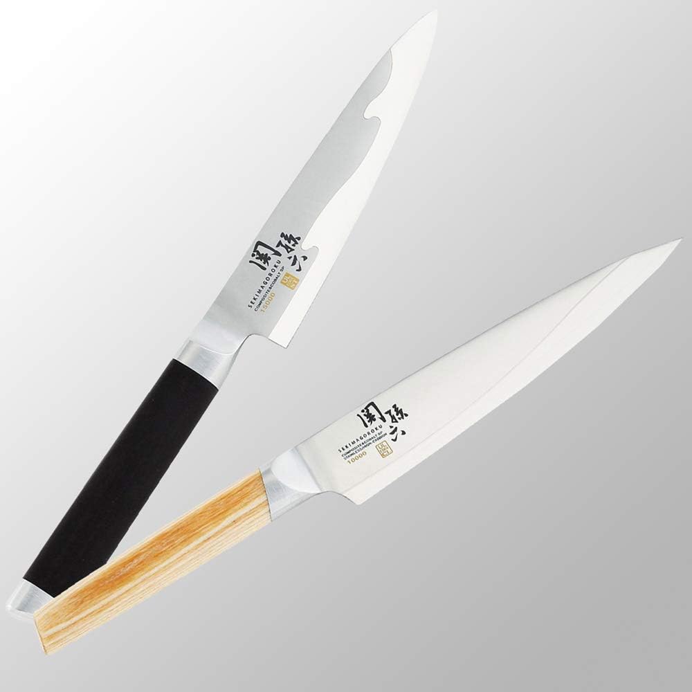 Seki Magoroku 10000CL Kitchen Knife, Petty Knife, 3.5 inches (90 mm), Made in Japan