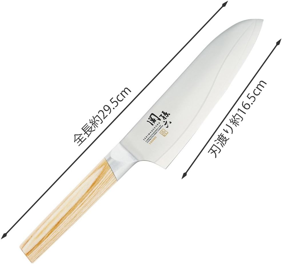 Seki Magoroku 10000CL Kitchen Knife, Petty Knife, 3.5 inches (90 mm), Made in Japan