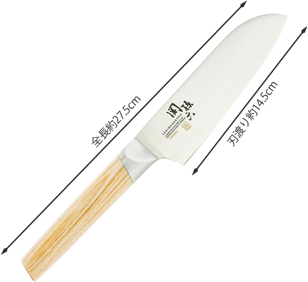 Seki Magoroku 10000CL Kitchen Knife, Petty Knife, 3.5 inches (90 mm), Made in Japan