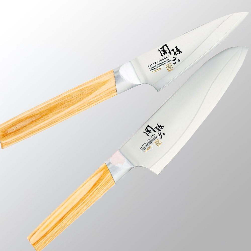 Seki Magoroku 10000CL Kitchen Knife, Petty Knife, 3.5 inches (90 mm), Made in Japan