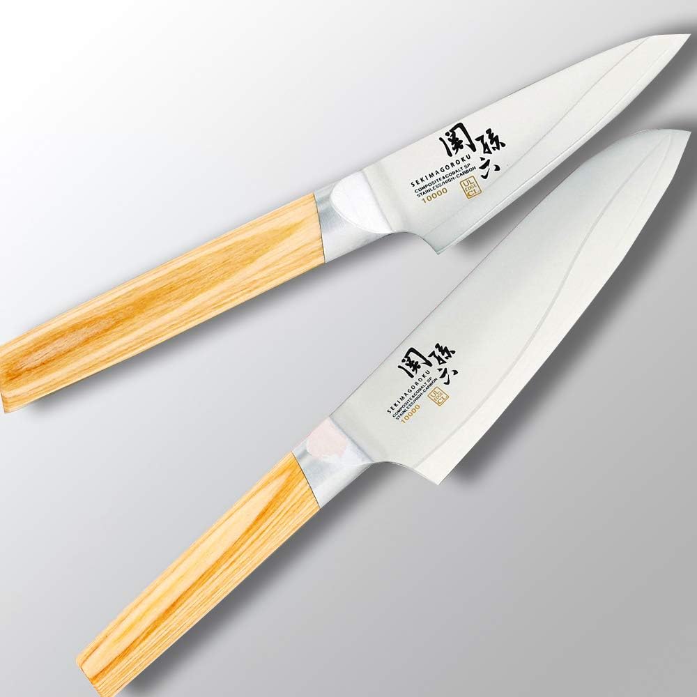 Seki Magoroku 10000CL Kitchen Knife, Petty Knife, 3.5 inches (90 mm), Made in Japan