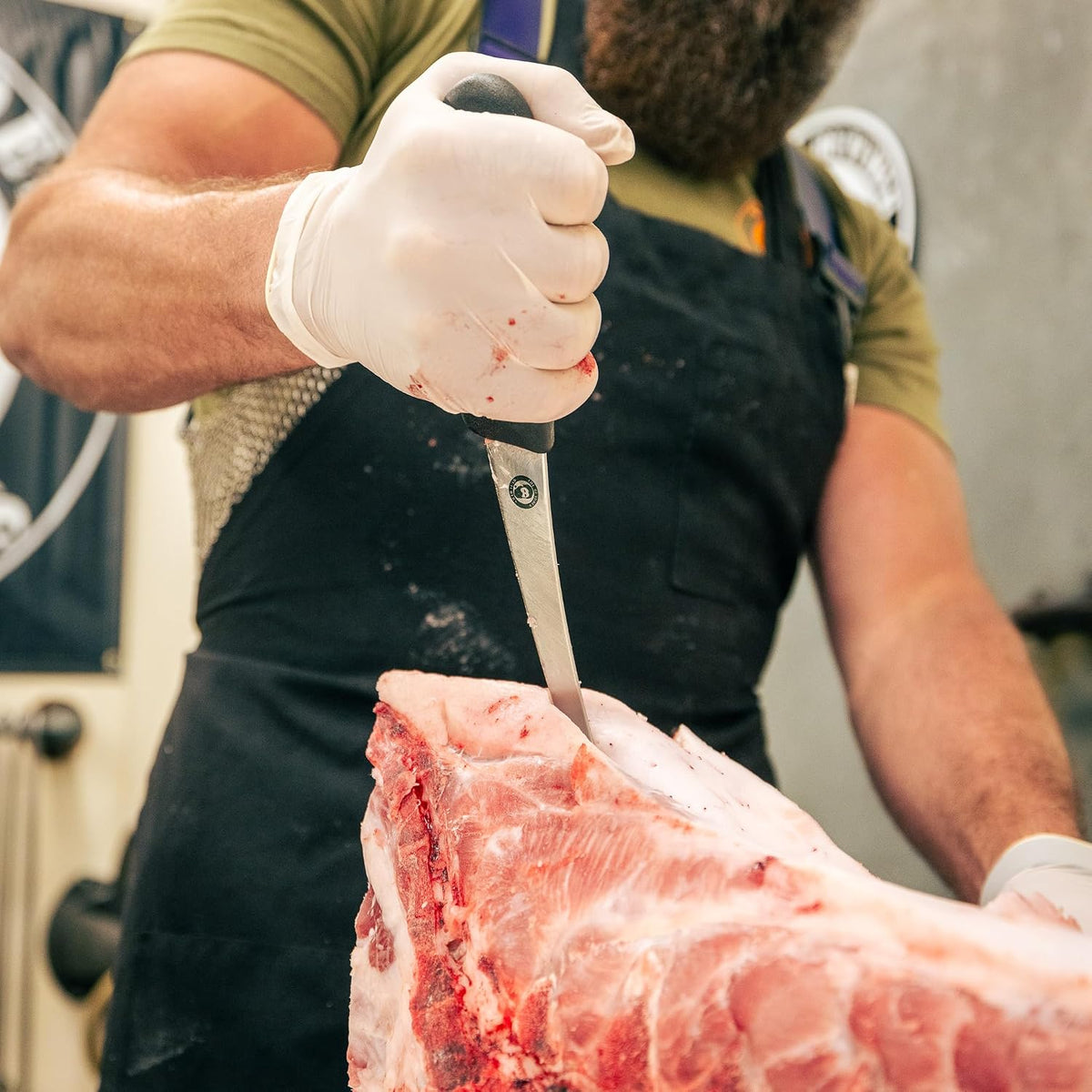 Bearded Butchers Kydex Sheath Compatible with 6" Victorinox Fibrox Handle Boning Knife – Durable, Custom Fit, Moisture-Resistant Cover with 360° Rotating Belt Loop for Safe Transport
