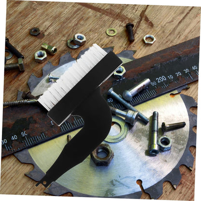 Rust Removing Brush Tool for Saber Saw Electric Nylon Cleaning Brush for Rust Removal Tile and Floor Mud Cleaning Easy to Install Compatible Reciprocating Saws
