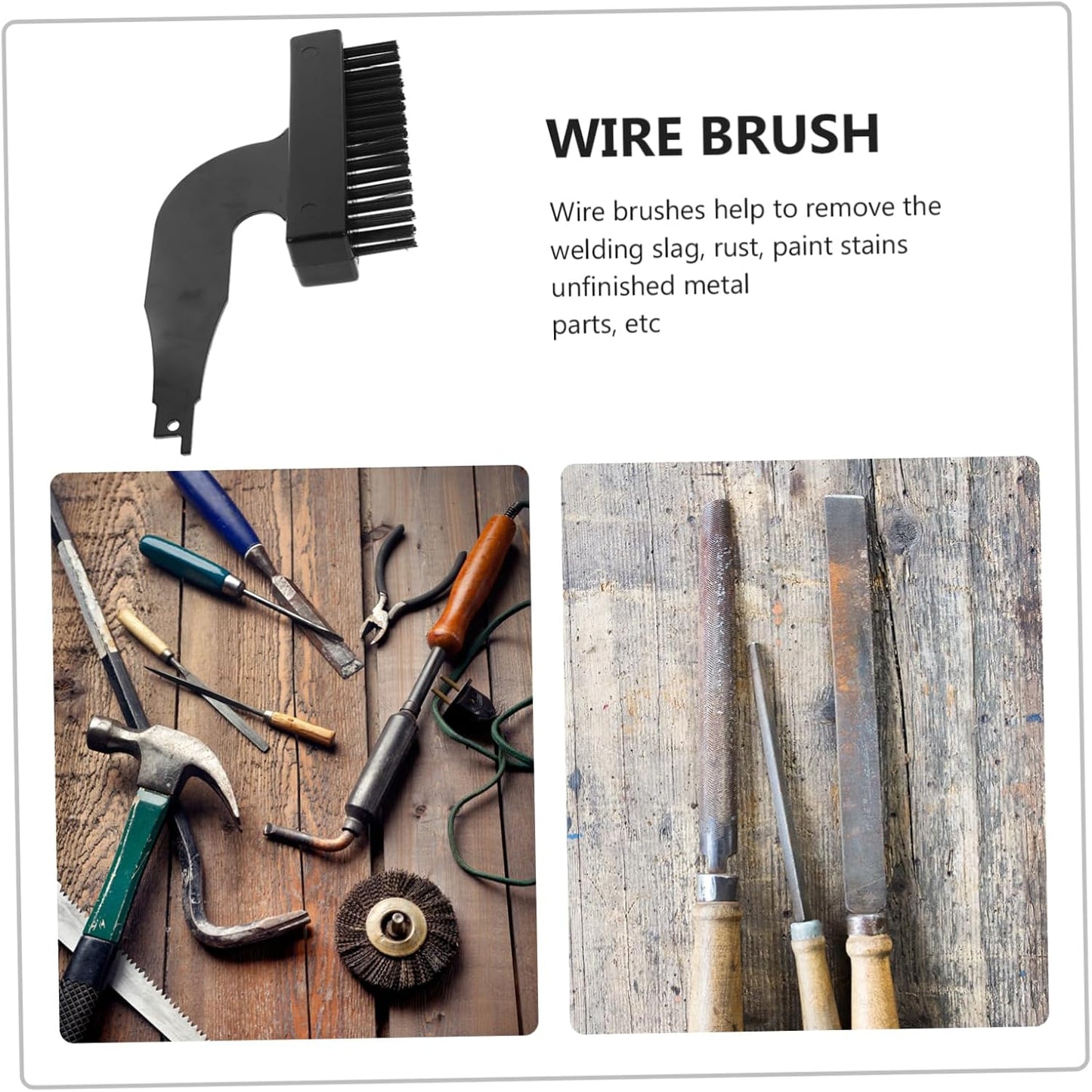 Rust Removing Brush Tool for Saber Saw Electric Nylon Cleaning Brush for Rust Removal Tile and Floor Mud Cleaning Easy to Install Compatible Reciprocating Saws