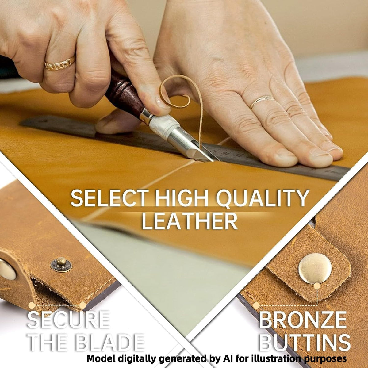 Leather Sheath for 8 Inch Boning Knife, for belt Knife Holster belt, Knife Scabbard Cover, Shop Knife Sheath Knives Sleeves Case Edge Guards Blade Protectors for Outdoor Camping