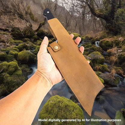 Leather Sheath for 8 Inch Boning Knife, for belt Knife Holster belt, Knife Scabbard Cover, Shop Knife Sheath Knives Sleeves Case Edge Guards Blade Protectors for Outdoor Camping