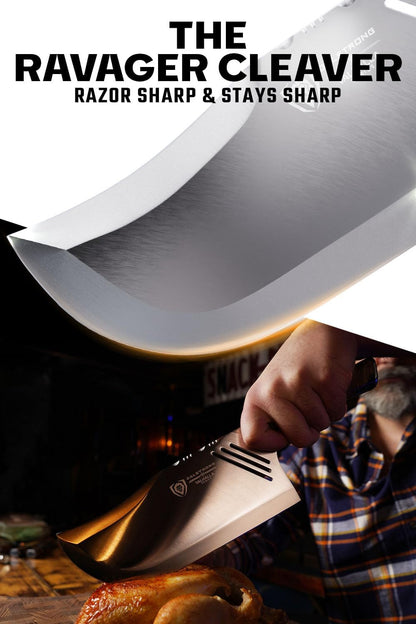 Obliterator 9" Meat Cleaver - 9CR18MOV Steel
