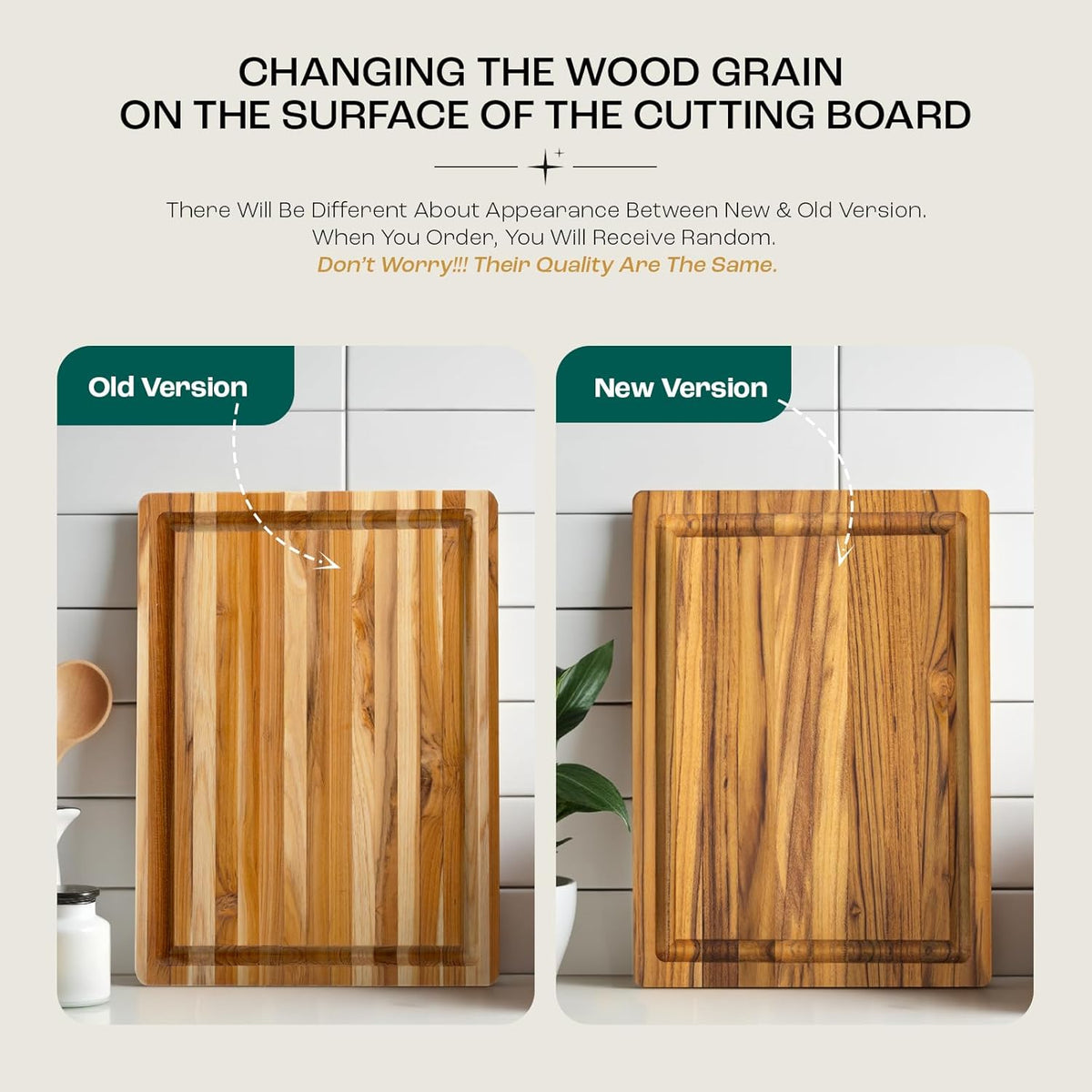 Large Teak Cutting Boards for Kitchen, 20"x15"x1.5" End Grain Butcher Block with Food-Friendly Surface, Durable Wood Chopping Board with Juice Grooves and Easy-Grip Handle for Home Prep