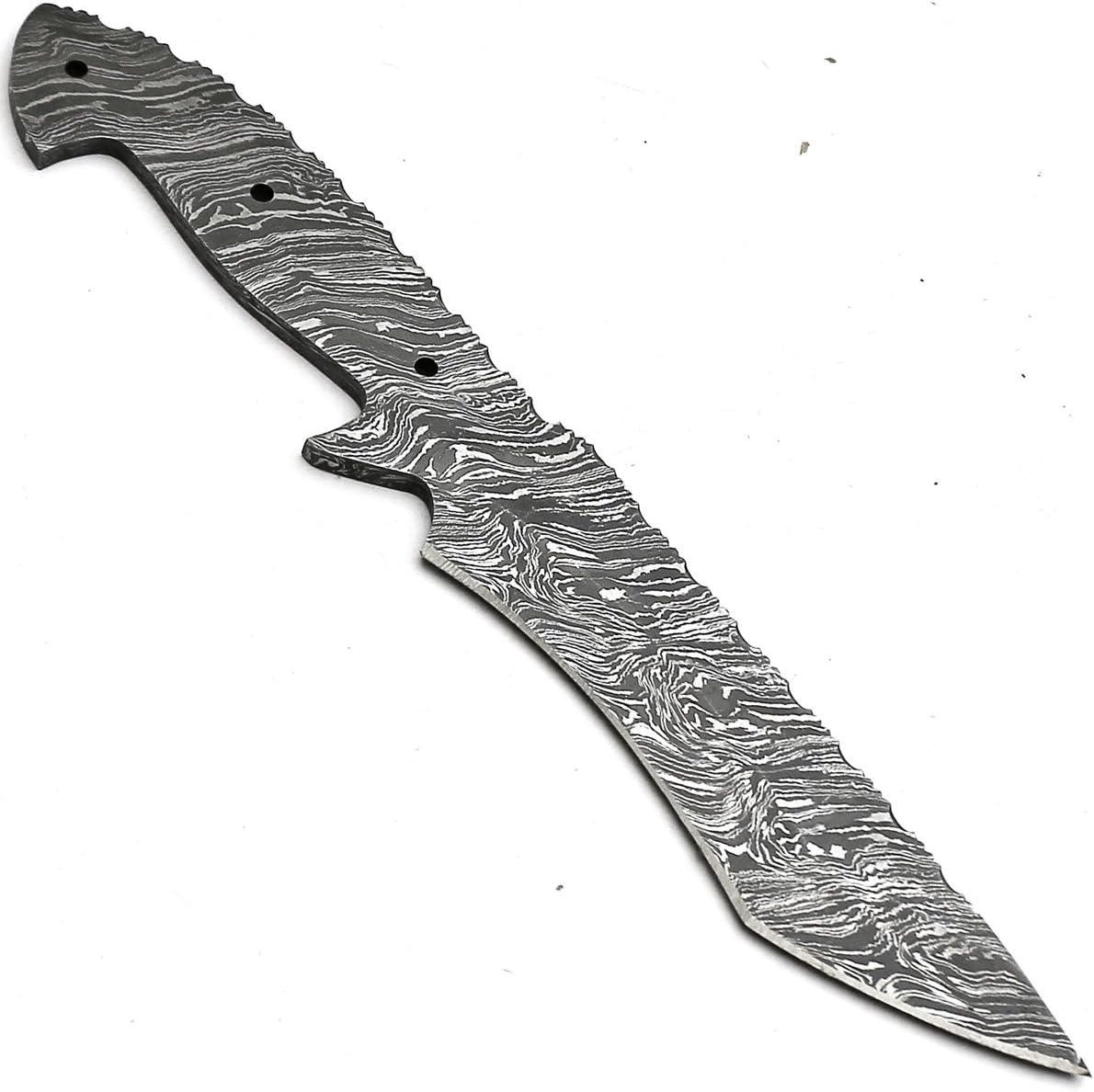 Custom Handmade Damascus Steel Blank Blade Nakiri Knife 8914
