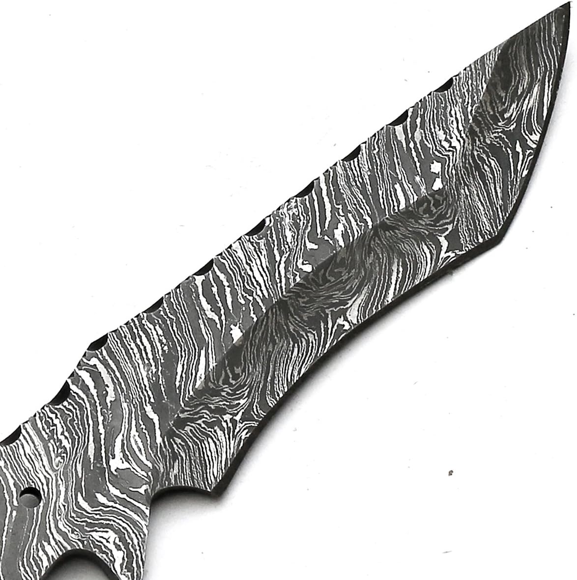 Custom Handmade Damascus Steel Blank Blade Nakiri Knife 8914