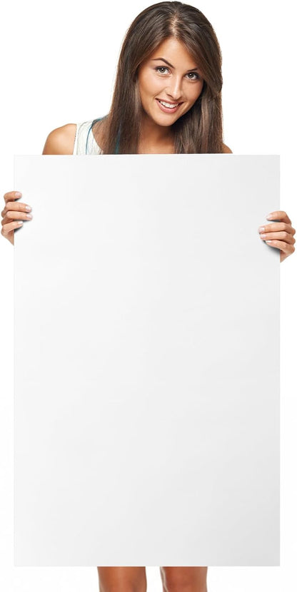 Extra Large Flexible Cutting Board Sewing Cutting Mat for Craft Countertop Protector Mat 36 x 24 Inches Kitchen Thin Plastic Chopping Pad White Non Slip Lattice Back for Food Prep