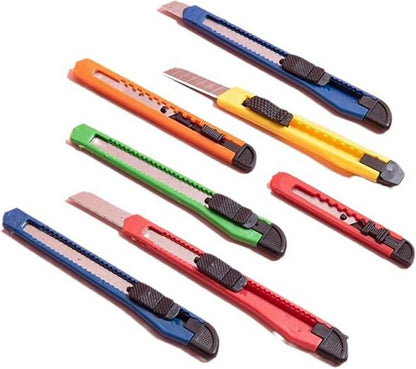 10 PCS Box Cutter Retractable Premium Utility Knife Box Opener for Cutting Carboard, Boxes Office, Craft, Paper Knife, Disposable Box Opener