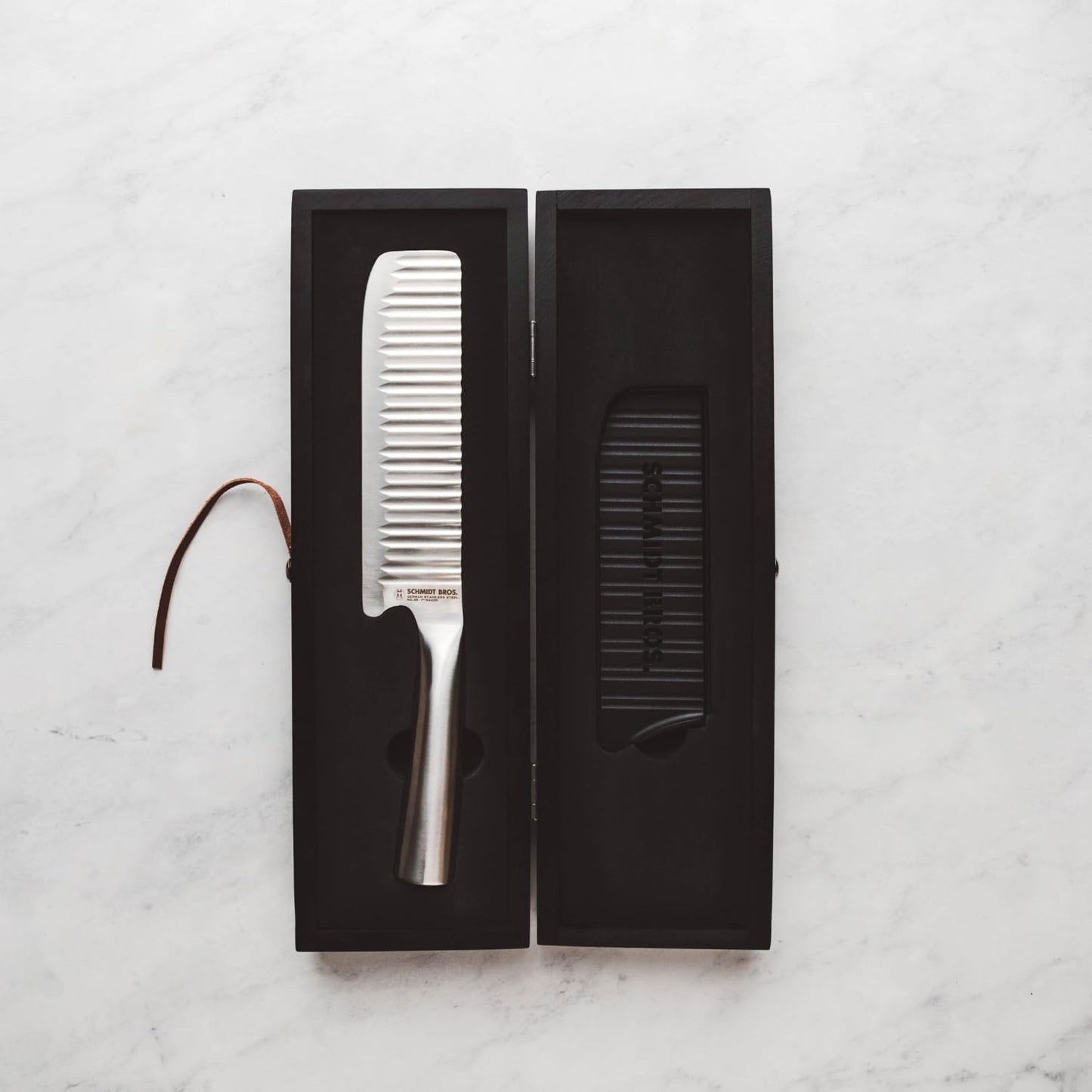 . Evolution 7" Nakiri Knife, High-Carbon German Stainless Steel Cutlery in a Wood Gift Box