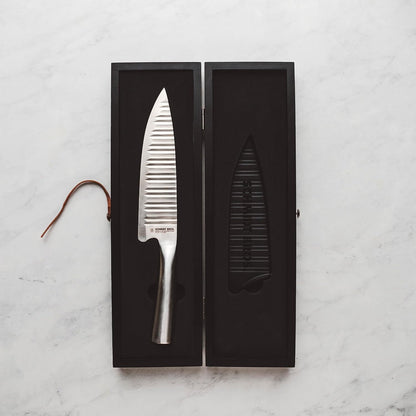 . Evolution 7" Nakiri Knife, High-Carbon German Stainless Steel Cutlery in a Wood Gift Box