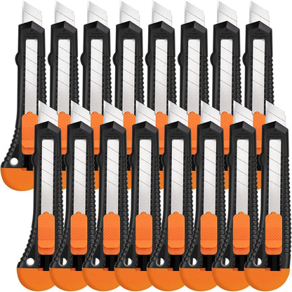Box Cutter Retractable, 18mm Utility Knife, Razor Knife
