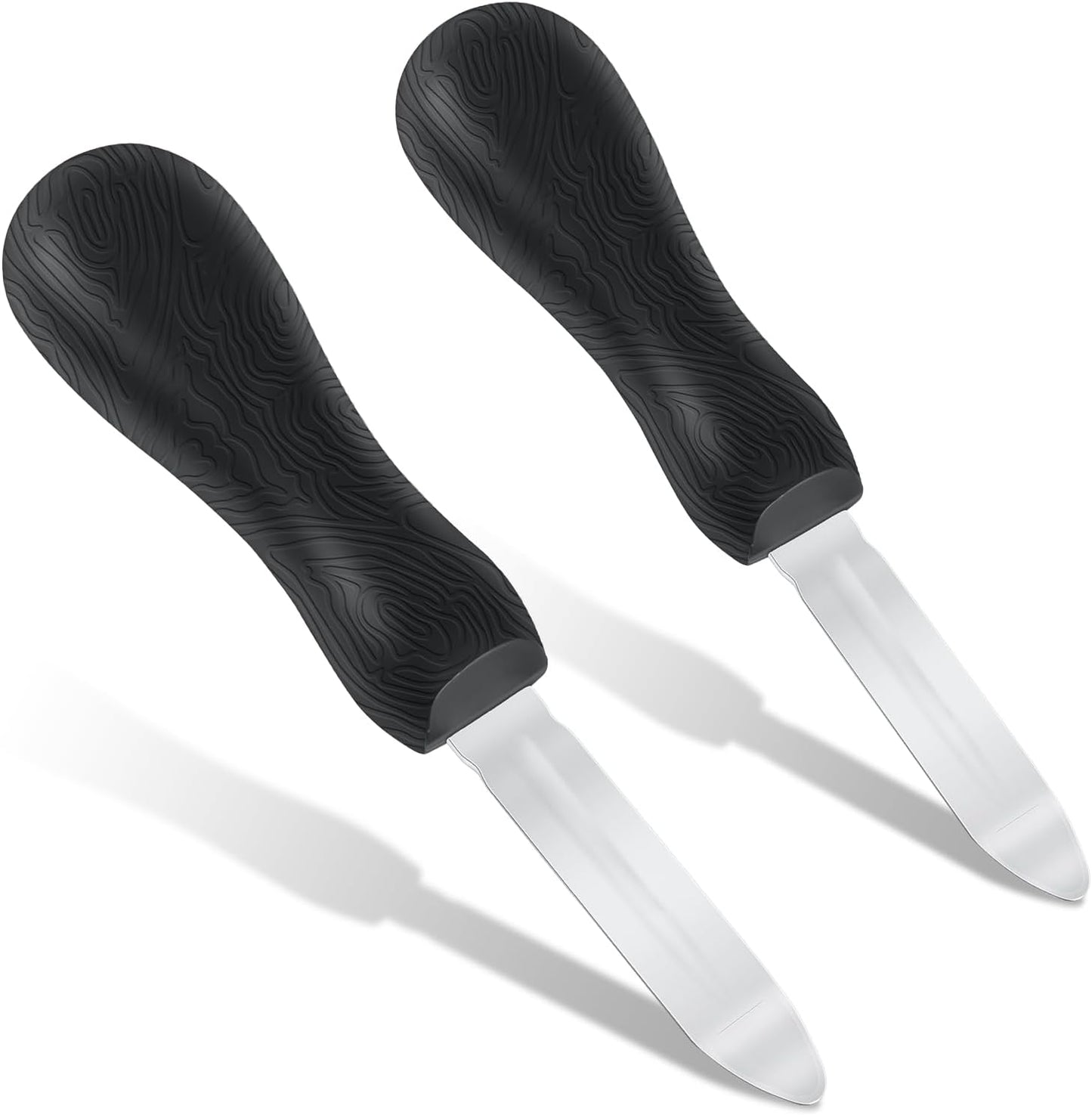 Oyster Shucking Knife - 2 Pack Professional Oyster Knife for All Kinds of Shells & Oysters, Durable Oyster Shucker Tools for Home & Restaurant Use