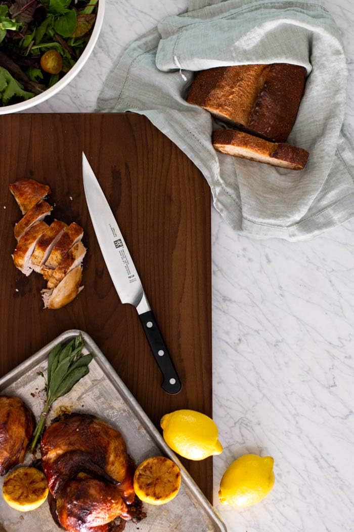Pro 8-inch Razor-Sharp German Carving Knife, Made in Company-Owned German Factory with Special Formula Steel perfected for almost 300 Years, Dishwasher Safe