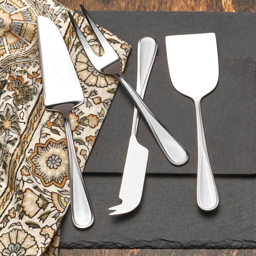 Bravo 18/10 Stainless Steel 4pc. Cheese Set
