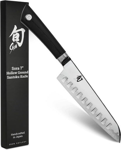 Sora 7" Hollow Ground Santoku Knife