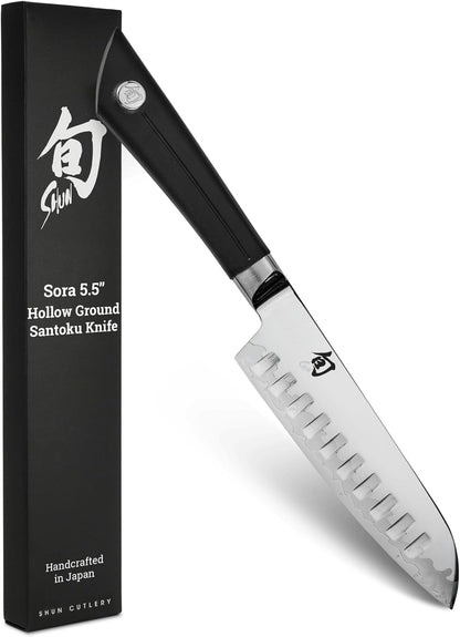 Sora 7" Hollow Ground Santoku Knife
