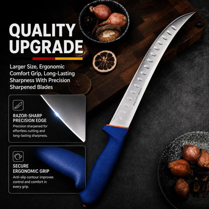 10 Inch Butcher Breaking Knife, Stainless Steel