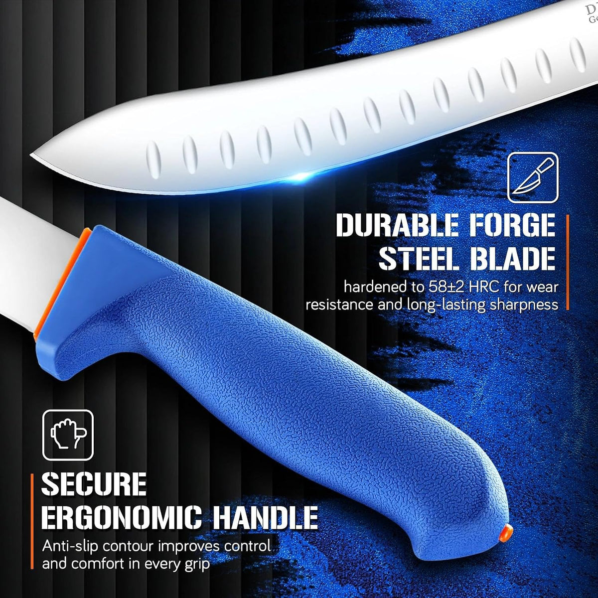 10 Inch Butcher Breaking Knife, Stainless Steel