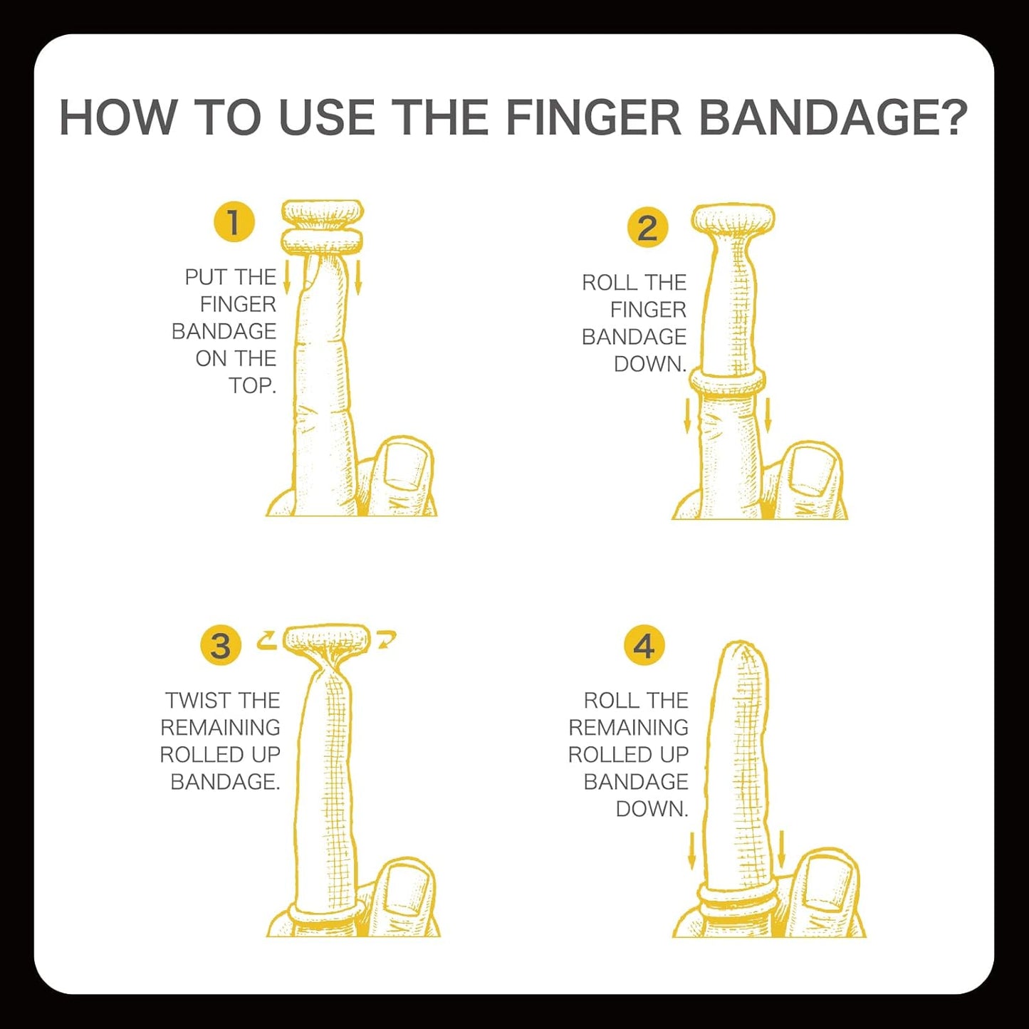 Finger Cots, Pack of 60 (Medium Size) Finger Protectors, Breathable Bandages for Wound Care, Stretchy Sleeves for Gardening, Fitness and Cargo Handling, Blue