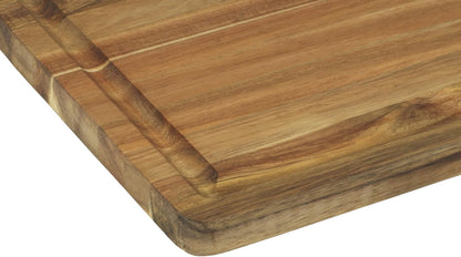 Everyday 10" x 14" Bamboo Cutting Board, Durable Edge-Grain Wood, Moisture-Resistant, Knife-Friendly, Wooden Chopping Board for Kitchen, Low-Maintenance, Natural Bamboo
