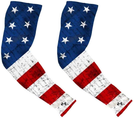 S A Soul of Adventure Compression Arm Sleeve UV 30+ Sun Protection, Moisture Wicking, 4-Way Stretch