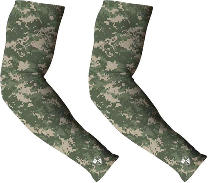 S A Soul of Adventure Compression Arm Sleeve UV 30+ Sun Protection, Moisture Wicking, 4-Way Stretch