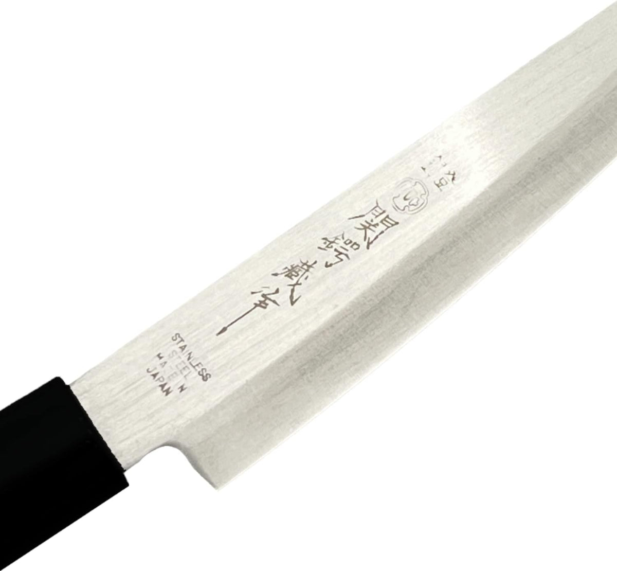 Seki Tsubazo Deba Knife 5.9-inch Blade and Japanese Painting Cloth Set, Japanese Chef Knife for Fish and Meats, Stainless Steel Blade & Genuine Wooden Handle