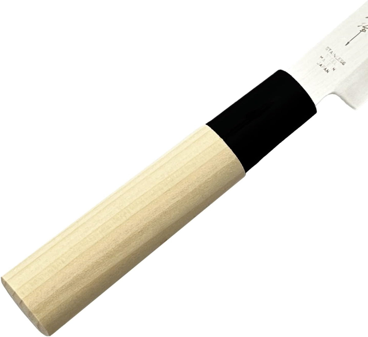 Seki Tsubazo Deba Knife 5.9-inch Blade and Japanese Painting Cloth Set, Japanese Chef Knife for Fish and Meats, Stainless Steel Blade & Genuine Wooden Handle