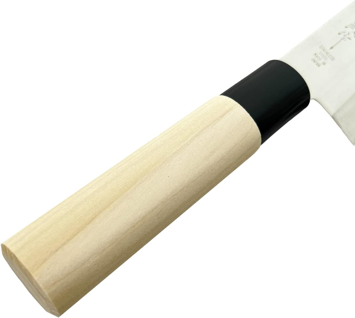 Seki Tsubazo Deba Knife 5.9-inch Blade and Japanese Painting Cloth Set, Japanese Chef Knife for Fish and Meats, Stainless Steel Blade & Genuine Wooden Handle