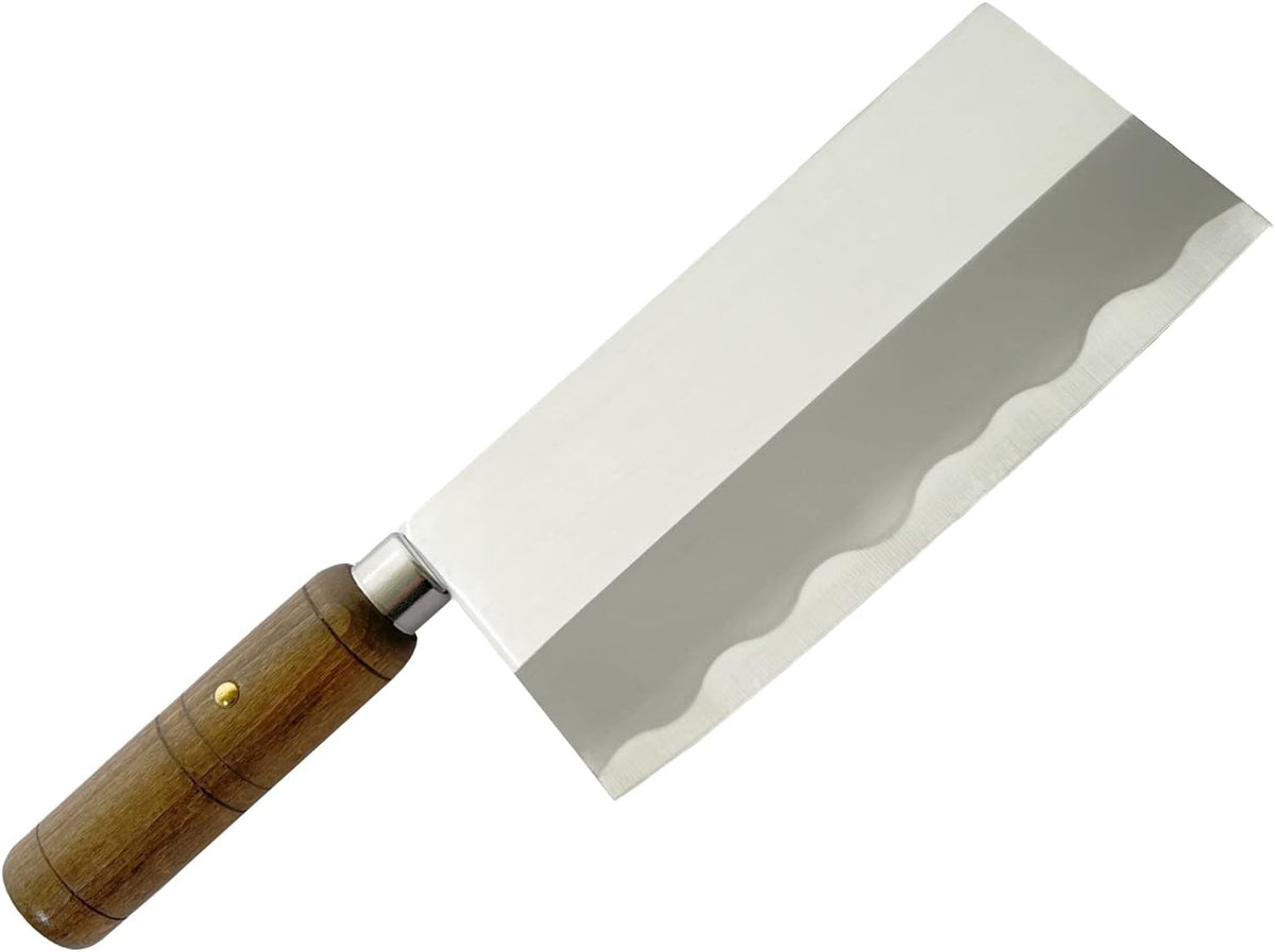 Seki Tsubazo Deba Knife 5.9-inch Blade and Japanese Painting Cloth Set, Japanese Chef Knife for Fish and Meats, Stainless Steel Blade & Genuine Wooden Handle