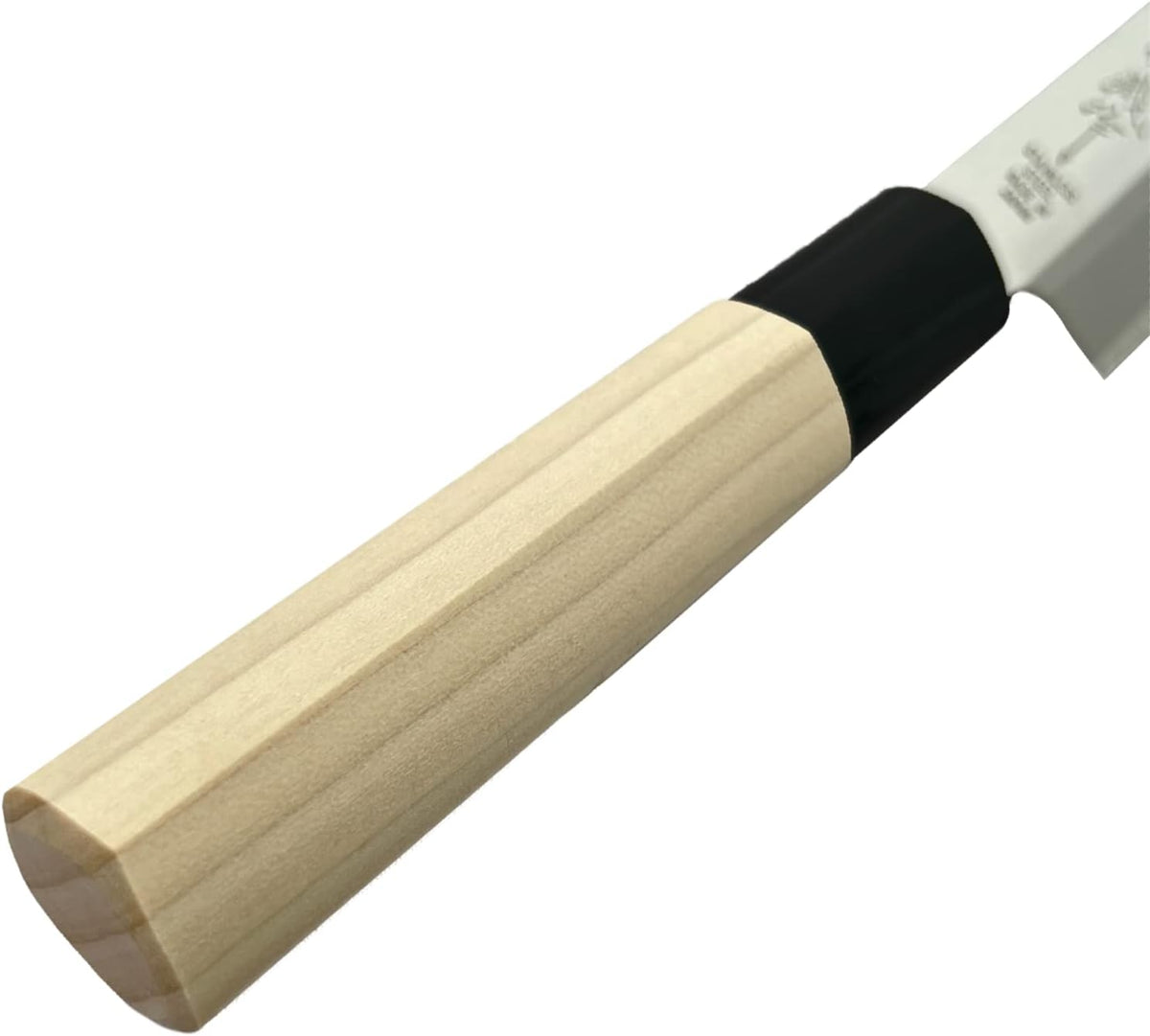 Seki Tsubazo Deba Knife 5.9-inch Blade and Japanese Painting Cloth Set, Japanese Chef Knife for Fish and Meats, Stainless Steel Blade & Genuine Wooden Handle