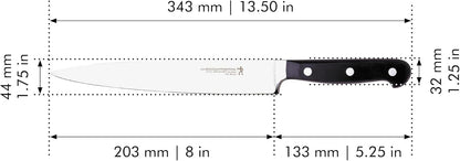 Classic Razor-Sharp 8-inch Carving Knife, German Engineered Informed by 100+ Years of Mastery