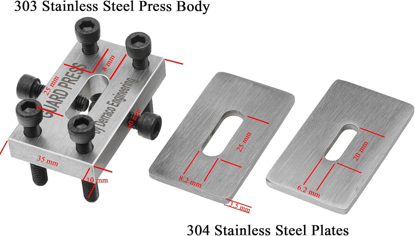 GUARD PRESS for Knife Makers great for making hidden tang knives.